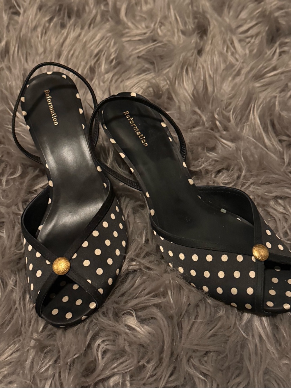 Reformation Paula Slingback Heeled Sandal